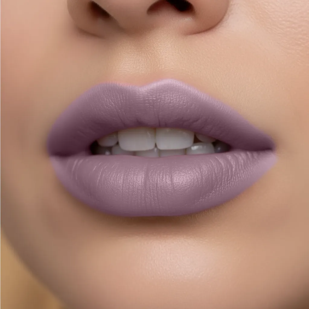 Rose Wood Glossy Lipstick Lips Photo-Meer Organics.webp