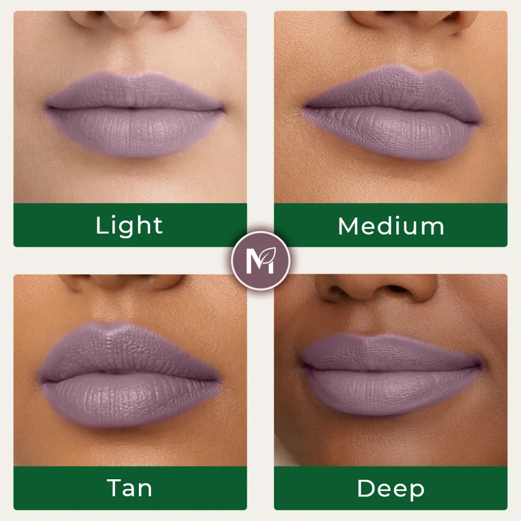 Rose Wood Glossy Lipstick Skin Tone Multi Lips Photo-Meer Organics.webp